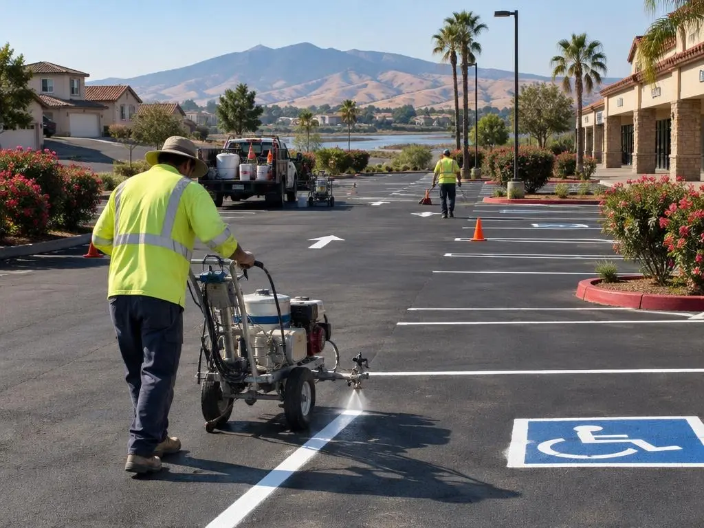 Parking Lot Striping in Antioch, CA
